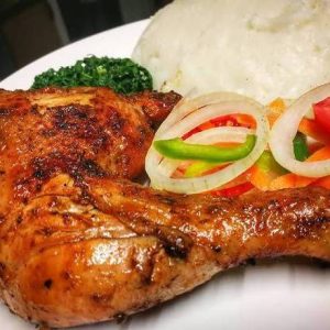 1/4 Chicken, Pap and Salad